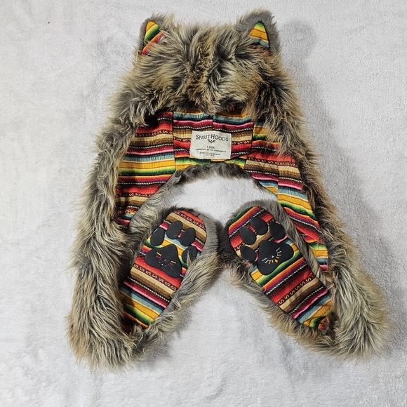 SpiritHoods Accessories - spirithoods lion faux fur collectable scarf hood rare los angeles made unisex